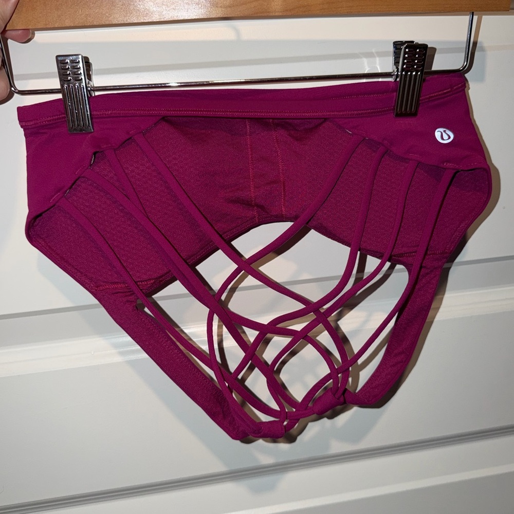 Lululemon Raspberry Free to Be Sports Bra